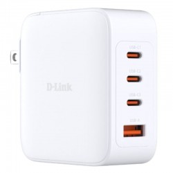 Cargador de Pared GaN D-Link DCP-101/ 3xUSB Tipo-C/ 1xUSB/ 100W