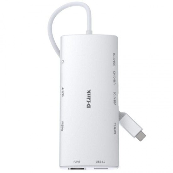 Docking usb tipo-c d-link dup-a01/ 1xusb/ 2xusb tipo-c/ 2xhdmi 4k/ 1xrj45/ 1xlector de tarjetas/ 1xusb tipo-c pd/ blanco Docking usb tipo-c d-link dup-a01/ 1xusb/ 2xusb tipo-c/ 2xhdmi 4k/ 1xrj45/ 1xlector de tarjetas/ 1xusb tipo-c pd/ blanco
