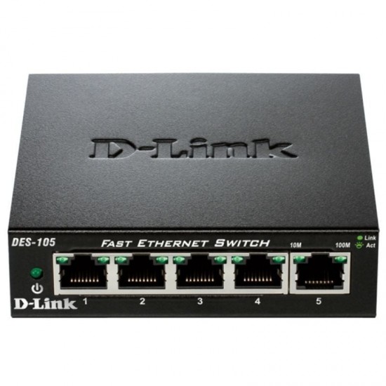 Switch d-link des-105 5 puertos/ rj-45 10/100 Switch d-link des-105 5 puertos/ rj-45 10/100