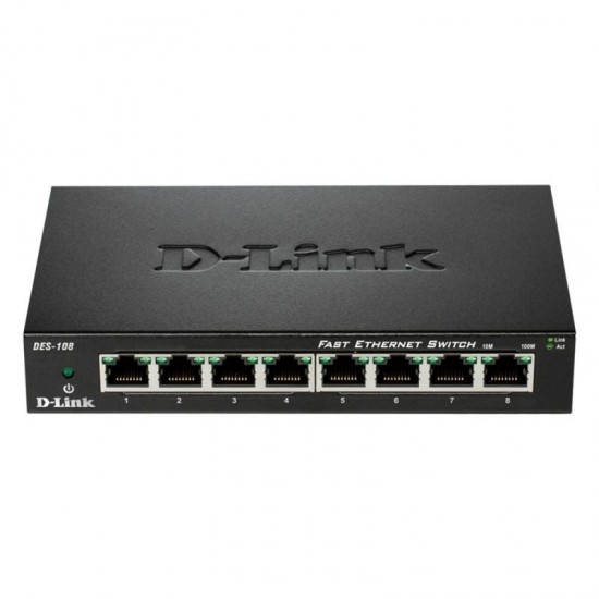 Switch d-link des-108 8 puertos/ rj-45 10/100 Switch d-link des-108 8 puertos/ rj-45 10/100