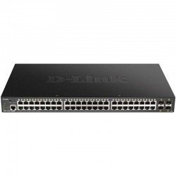 Switch Gestionable D-Link Smart DGS-1250-52XMP 52 Puertos/ RJ-45 10/100/1000 PoE/ SFP