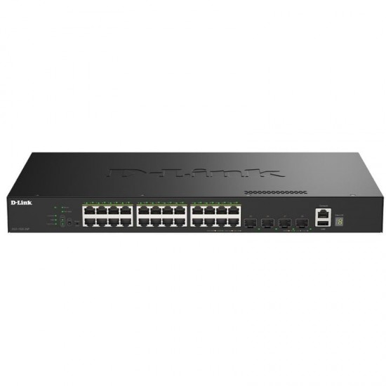 Switch gestionable d-link dgs-1530-28p/e 24 puertos/ rj-45 10/100/1000/ poe/ sfp