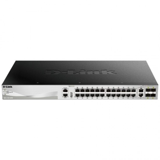 Switch gestionable d-link dgs-3130-30s/e 28 puertos/ rj-45 10/100/1000/ sfp