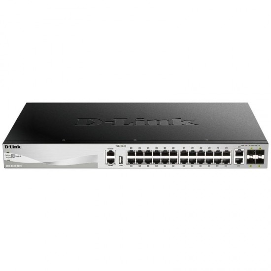 Switch gestionable d-link dgs-3130-30ts/e 24 puertos/ rj-45 10/100/1000/ sfp
