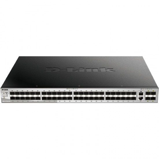Switch gestionable d-link dgs-3130-54s/e 2 puertos/ rj-45 10gbps/ sfp/ poe