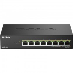 Switch D-Link DMS-108P/E 8 Puertos/ RJ-45 Gigabit 10/100/1000 PoE