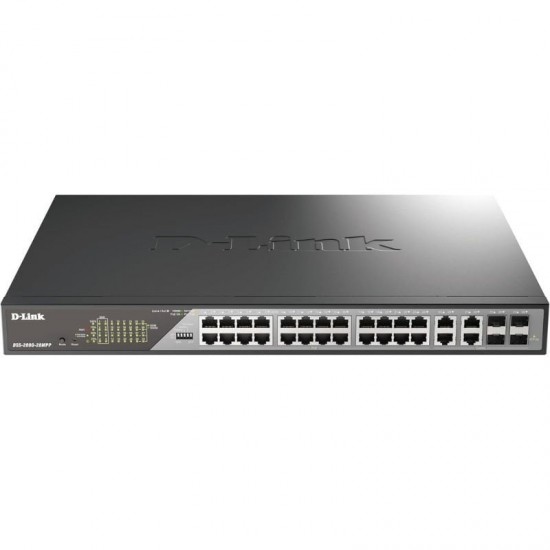 Switch gestionable d-link dss-200g-28mpp 24 puertos/ rj-45 10/100/1000/ poe++/ sfp Switch gestionable d-link dss-200g-28mpp 24 puertos/ rj-45 10/100/1000/ poe++/ sfp