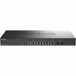 Switch Gestionable D-Link DXS-1210-10MP/E 8 Puertos/ RJ-45 100/1000/2.5G/5G/10G/ PoE+/ SFP