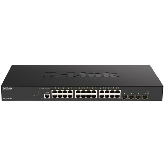 Switch gestionable d-link dxs-1210-28t 28 puertos/ rj-45 10/100/1000/ sfp
