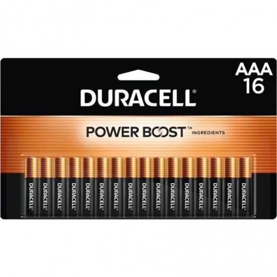 Pack de 16 pilas aaa duracell plus power boost dpblr3b16/ 1.5v/ alcalinas