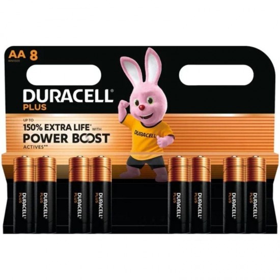 Pack de 8 pilas aa duracell plus power boost dpblr6b8/ 1.5v/ alcalinas Pack de 8 pilas aa duracell plus power boost dpblr6b8/ 1.5v/ alcalinas