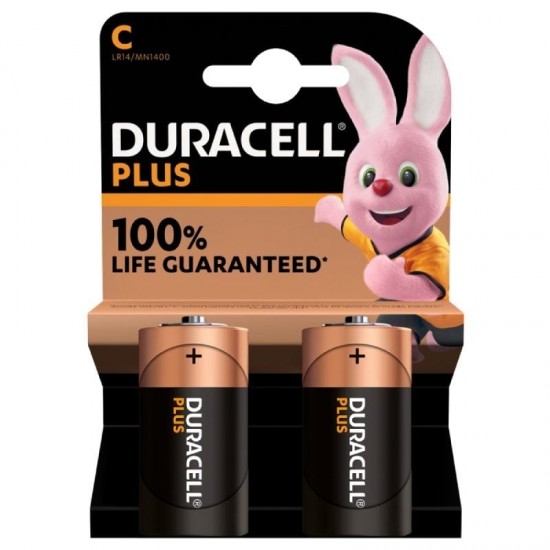 Pack de 2 pilas c duracell lr14/ 1.5v/ alcalinas Pack de 2 pilas c duracell lr14/ 1.5v/ alcalinas