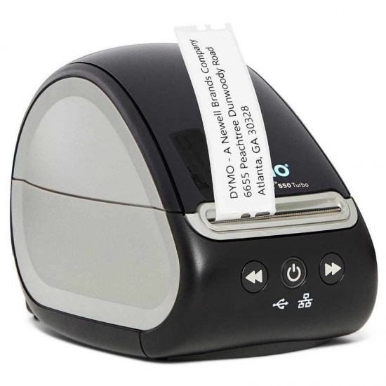 Impresora de etiquetas dymo labelwriter 550 turbo/ térmica/ usb/ negra
