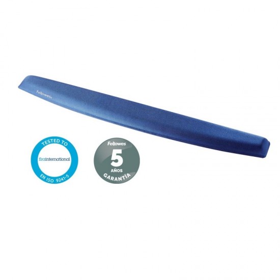 Reposamuñecas fellowes 9178401/ 19 x 471.1 x 58.7mm/ azul
