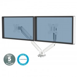 Soporte de Mesa para 2 Monitores Fellowes 8056301/ Giratorio/ Inclinable/ hasta 8kg
