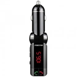 Transmisor FM/ MP3/ Bluetooth Fonestar TL-3UB/ 2xUSB