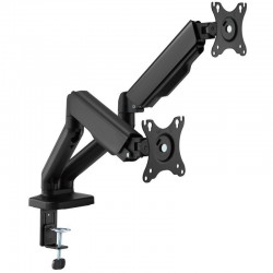Soporte de Mesa para 2 Monitores Fonestar SMM-112PR/ Giratorio/ Inclinable/ hasta 9kg