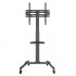 Soporte de Suelo Orientable/ Inclinable con Ruedas Fonestar STS-4244N para TV de 32-65'/ hasta 35kg