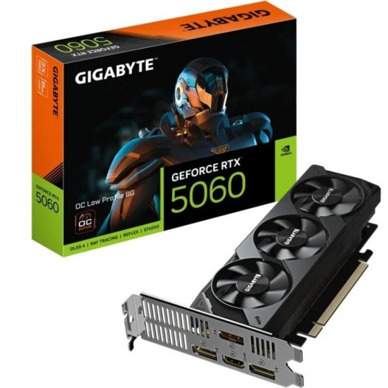 Tarjeta gráfica gigabyte geforce rtx 5060 oc low profile/ 8gb gddr7