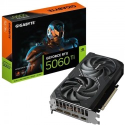 Tarjeta Gráfica Gigabyte GeForce RTX 5060 Ti WindForce Max OC/ 8GB GDDR7 Tarjeta Gráfica Gigabyte GeForce RTX 5060 Ti WindForce Max OC/ 8GB GDDR7
