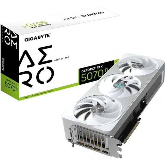 Tarjeta gráfica gigabyte geforce rtx 5070ti aero oc/ 16gb gddr7 Tarjeta gráfica gigabyte geforce rtx 5070ti aero oc/ 16gb gddr7