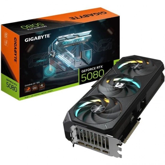 Tarjeta gráfica gigabyte geforce rtx 5080 gaming oc/ 16gb gddr7 Tarjeta gráfica gigabyte geforce rtx 5080 gaming oc/ 16gb gddr7