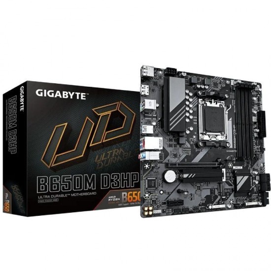 Placa base gigabyte b650m d3hp socket am5/ ddr5/ pcie 4.0/ micro atx