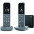 Teléfono Inalámbrico Gigaset CL390/ Pack DUO/ Gris
