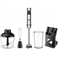 Batidora de mano Grunkel BM-1500SET/ 1500W/ Capacidad 0.8L/ Incluye Vaso, Picadora, Varilla y Soporte Batidora de mano Grunkel BM-1500SET/ 1500W/ Capacidad 0.8L/ Incluye Vaso, Picadora, Varilla y Soporte