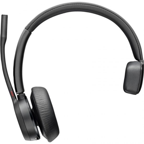 Auricular inalámbrico poly voyager 4310 + adaptador bt700 + base de carga/ con micrófono/ bluetooth/ negro