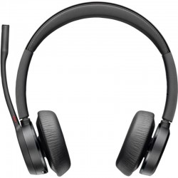 Auriculares Inalámbricos Poly Voyager 4320-M para Microsoft Teams + Adaptador BT700 + Base de Carga/ con Micrófono/ Bluetooth/ Negros