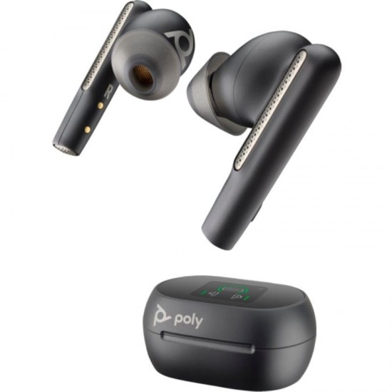 Auriculares bluetooth poly voyager free 60+ uc m con estuche de carga + adaptador bt700/ autonomía 10h/ negros Auriculares bluetooth poly voyager free 60+ uc m con estuche de carga + adaptador bt700/ autonomía 10h/ negros