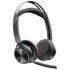 Auriculares Inalámbricos PolyVoyager Focus 2 USB-C-C + Adaptador USB-C/A/ con Micrófono/ Bluetooth/ Negros