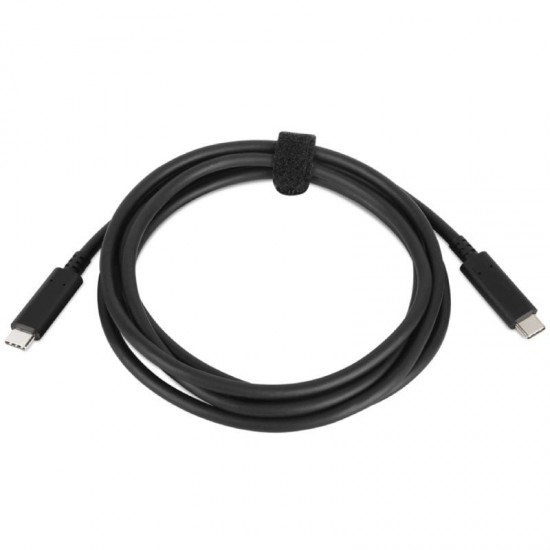 Cable usb 3.0 tipo-c/ usb tipo-c macho - usb tipo-c macho/ hasta 100w/ 5gbps/ 1.8m/ negro