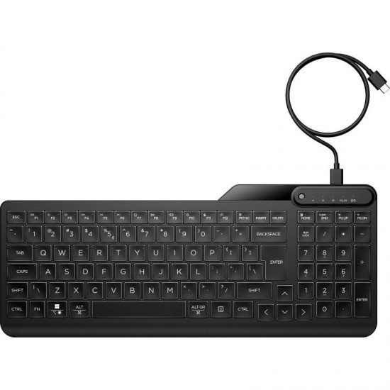 Teclado hp 405 multidispositivo/ negro