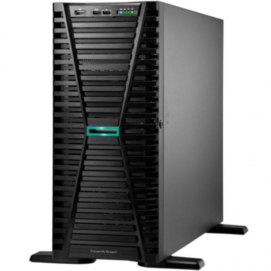 Servidor hpe proliant ml110 gen11 intel xeon gold 5416s/ 64gb ram/ 2x 960gb ssd sata