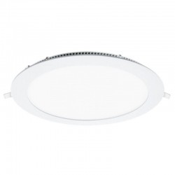 Downlight Iglux LS-102118-FB V2/ Circular/ Ø220 x 19mm/ Potencia 18W/ 1700 Lúmenes/ 6000ºK/ Blanco