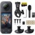 Cámara Digital Deportiva Insta360 X5 Motorcycle Bundle/ 8K/ Ángulo de visión 360º/ Negra