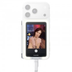 Pantalla Selfie Insta360 Snap/ Con Luz/ Blanco Pantalla Selfie Insta360 Snap/ Con Luz/ Blanco