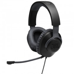 Auriculares Gaming con Micrófono JBL Quantum 100/ Jack 3.5/ Negros