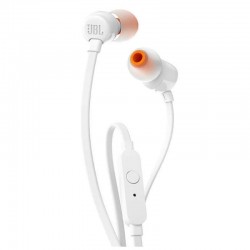 Auriculares Intrauditivos JBL Tune 110/ con Micrófono/ Jack 3.5/ Blancos Auriculares Intrauditivos JBL Tune 110/ con Micrófono/ Jack 3.5/ Blancos