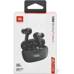 Auriculares Bluetooth JBL Vibe Beam con estuche de carga/ Autonomía 8h/ Negra Auriculares Bluetooth JBL Vibe Beam con estuche de carga/ Autonomía 8h/ Negra