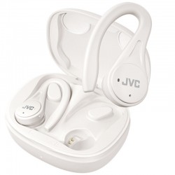 Auriculares Bluetooth JVC HA-EC25T con estuche de carga/ Autonomía 7.5h/ Blancos