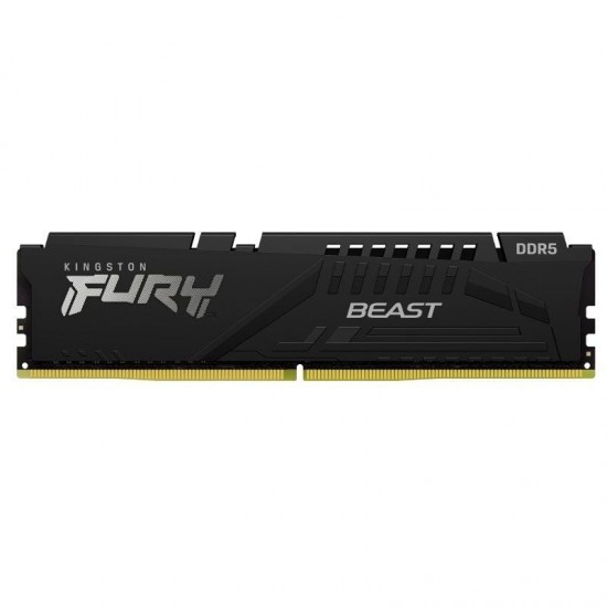 Memoria ram kingston fury beast 16gb/ ddr5/ 5200mhz/ 1.1v/ cl38/ dimm