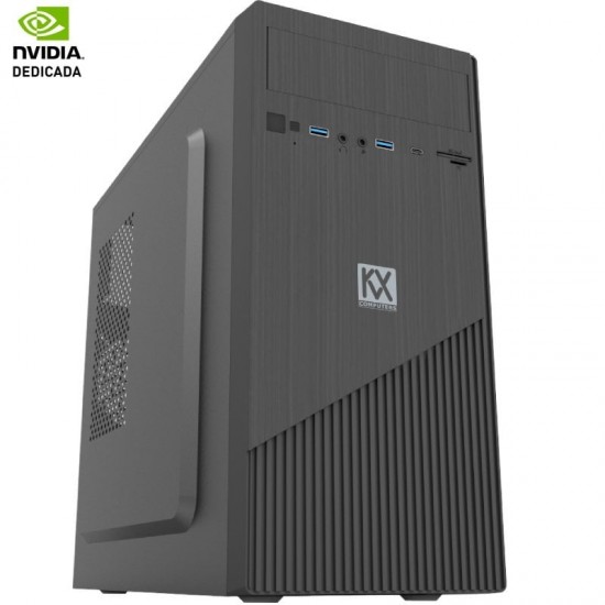 Pc kvx xline 4 intel core i3-14100f/ 8gb/ 512gb ssd/ gt710 2gb/ sin sistema operativo