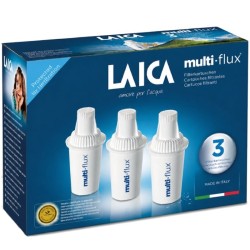 Cartucho de Filtro de Agua Laica MULTI-FLUX F3A3/ Pack de 3 Unidades Cartucho de Filtro de Agua Laica MULTI-FLUX F3A3/ Pack de 3 Unidades
