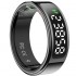 Anillo Inteligente Leotec Kör Mau Smart Ring Talla 9/ Ø19.1mm/ Notificaciones/ Frecuencia Cardíaca/ Negro