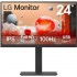 Monitor Profesional LG 24BA750-B 23.8'/ Full HD/ Multimedia/ Negro