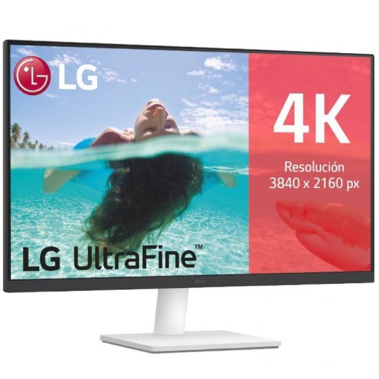 Monitor polivalente lg ultrafine 27us500-w 27'/ 4k/ multimedia/ blanco
