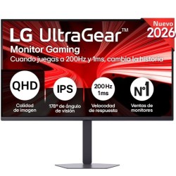 Monitor Gaming LG UltraGear 32G620B-B 31.5'/ QHD/ 1ms/ 200Hz/ IPS/ Regulable en altura/ Negro Monitor Gaming LG UltraGear 32G620B-B 31.5'/ QHD/ 1ms/ 200Hz/ IPS/ Regulable en altura/ Negro